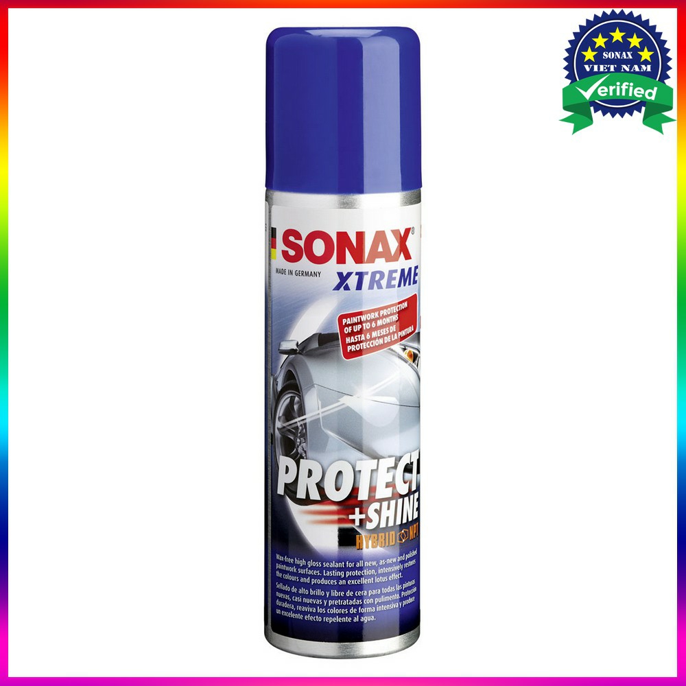 Chai xịt phủ nano bóng sơn SONAX XTREME PROTECT + SHINE 210ml