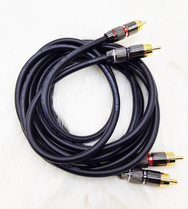 Dây tín hiệu monster standard 100 hai đầu av - dây av monster cao cấp 5m