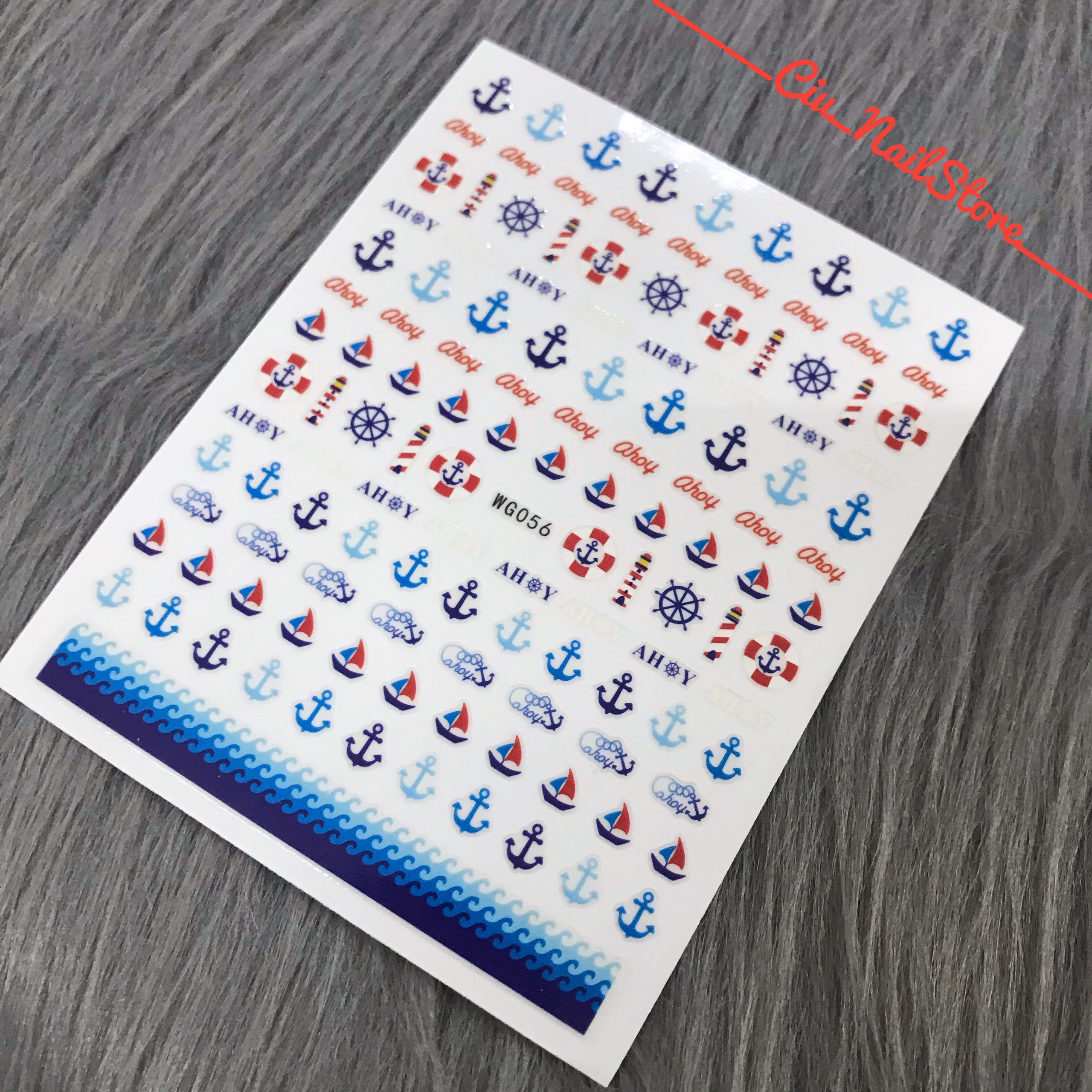 STICKER DÁN MÓNG CHỦ ĐỀ BIỂN BIKINI