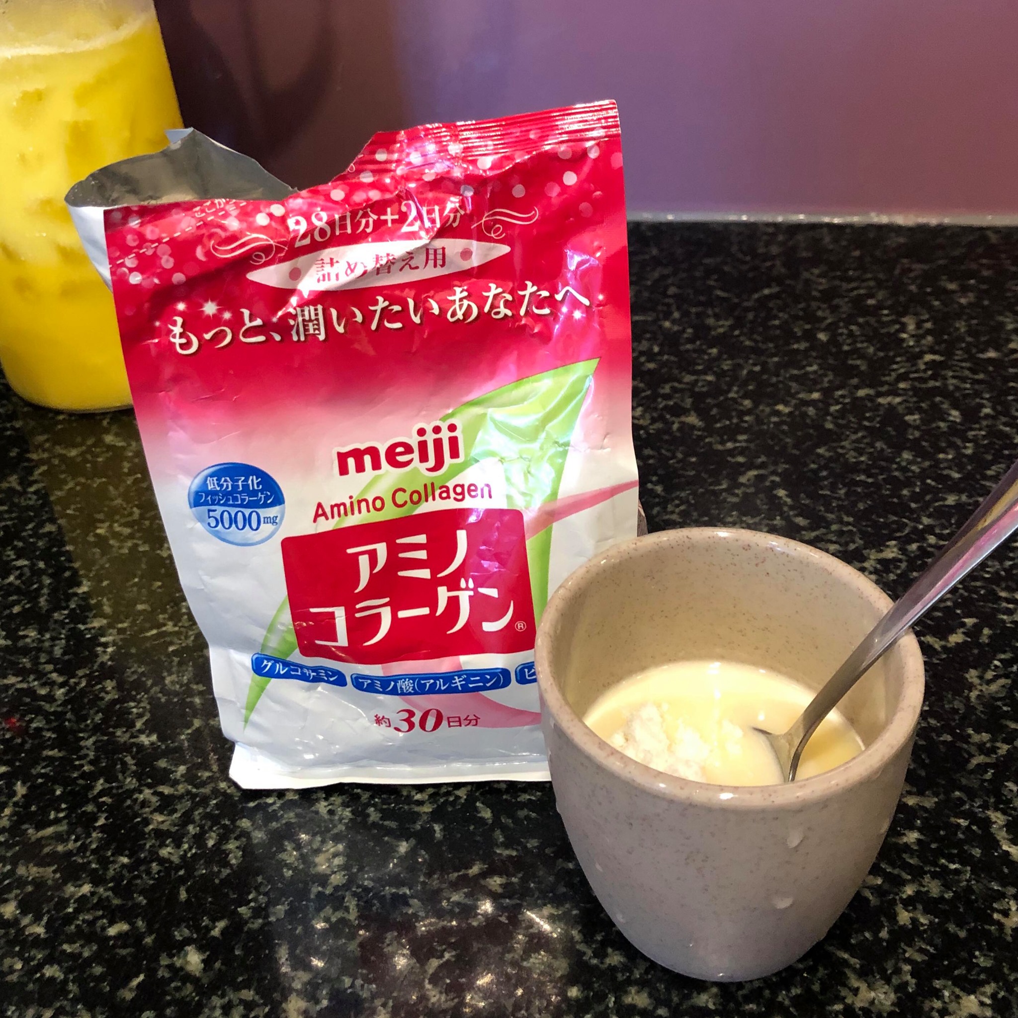 Bột Collagen Meiji Amino Nhật Bản