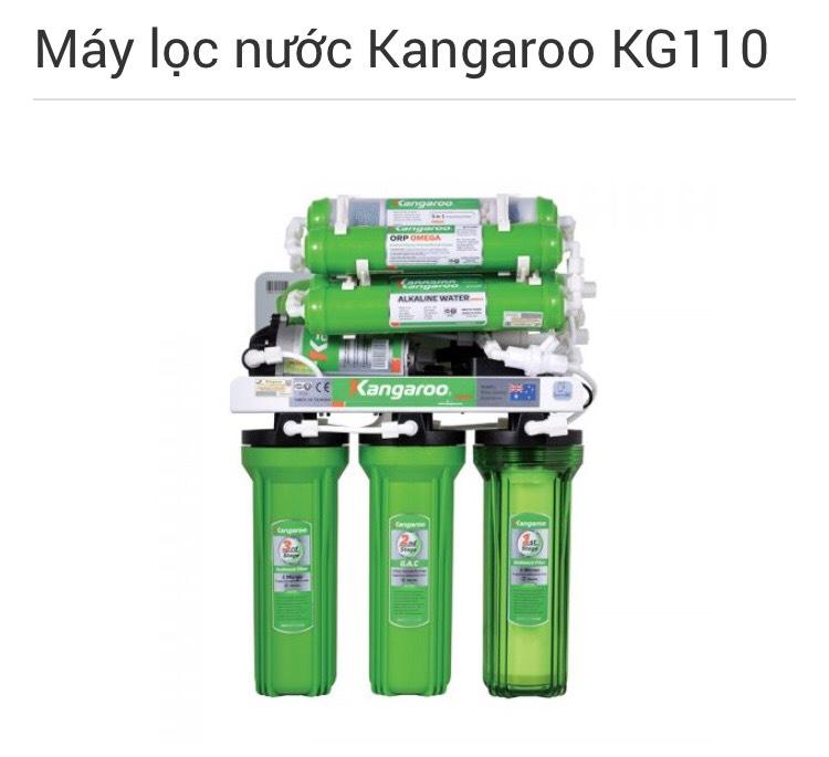 [HCM][Trả góp 0%]Máy lọc nước RO Kangaroo KG110 VTU