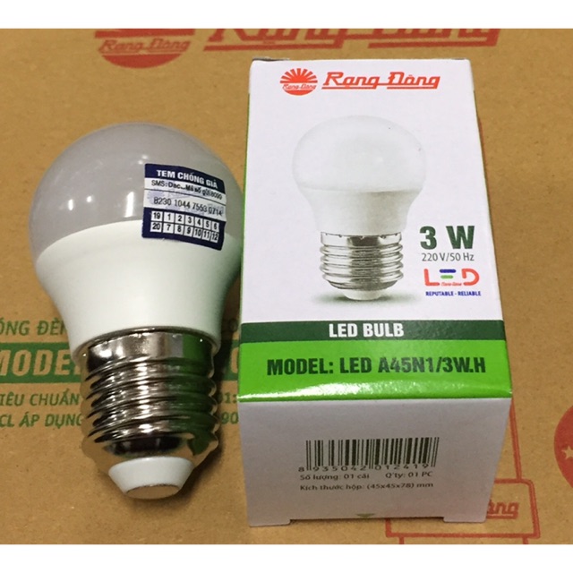 Bóng đèn led bulb Rạng Đông 3w/5w/7/9w/12w