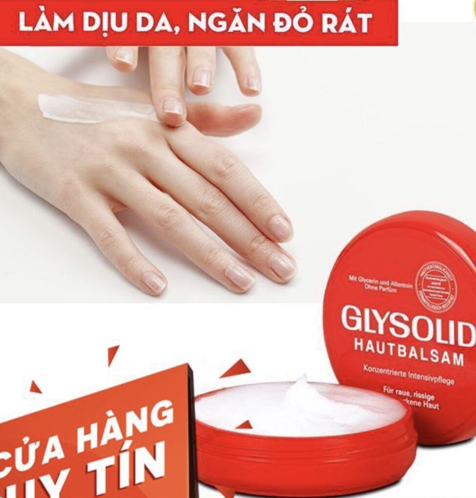 Kem dưỡng ẩm dưỡng nẻ Glysolid Hautbalsam - 100 ml - Hàng nội địa Đức