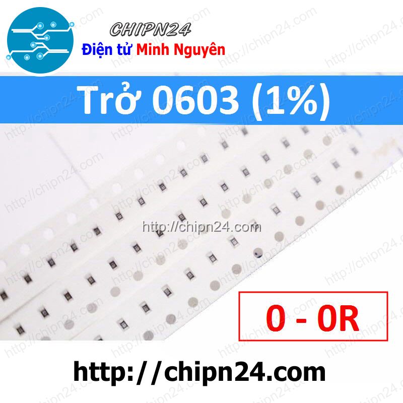 Trở dán smd 0603 0r