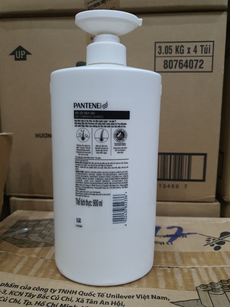 Dầu Gội Pantene làm SẠCH GÀU (900ML) SX 2024