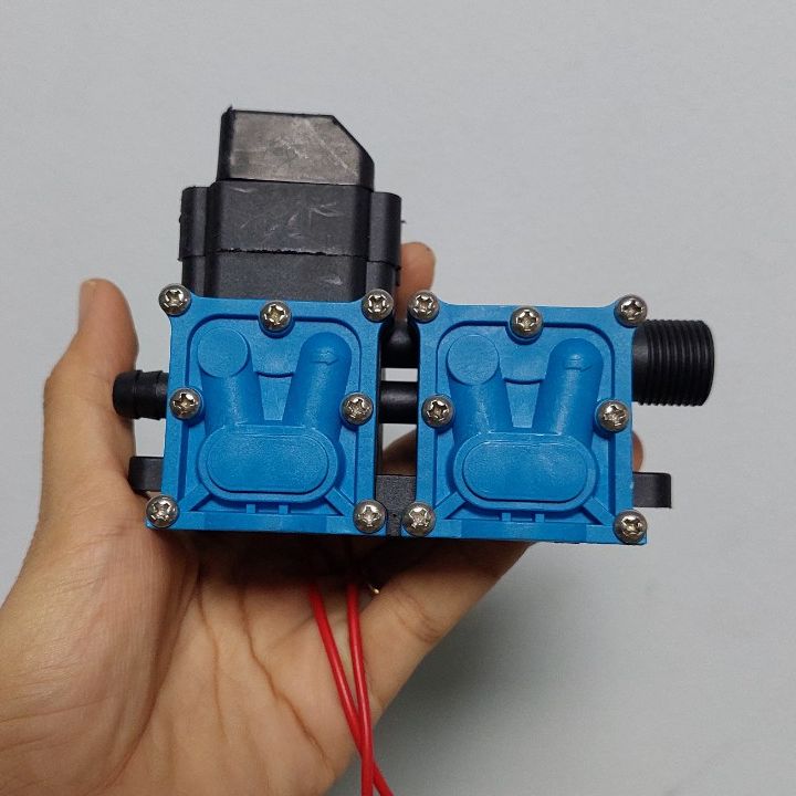 Đầu Bơm Đơn, Bơm Đôi 12V DC - Linh kiện Máy Bơm Nước Mini