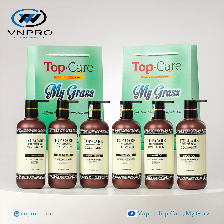 Dầu gội/Dầu xả Top-Care phục hồi tóc 500ml
