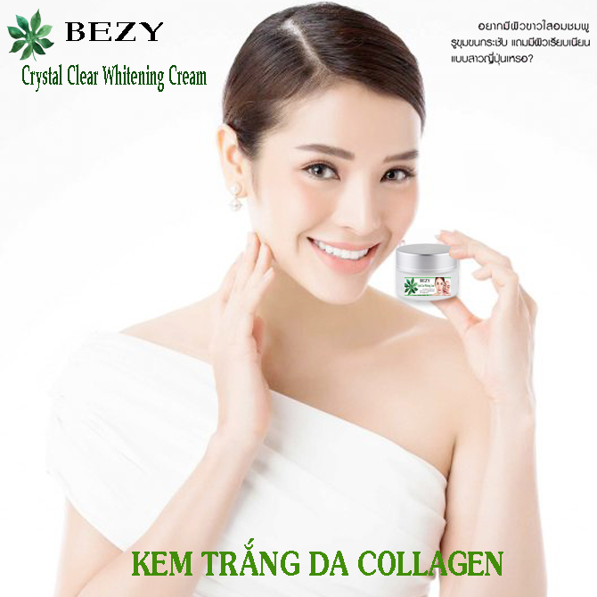[HCM]Kem COLLAGEN BEZY Dưỡng Trắng Da Xóa Nám Sạm