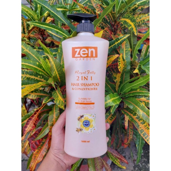 Dầu gội - xả 2in1 zen garden - 1l siêu mượt tóc