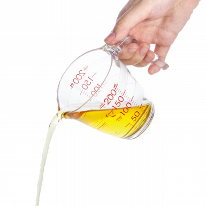 Cốc đong chia vạch Yoko 500ml, 200ml hàng xuất Nhật Bản, chịu lực tốt và chịu nhiệt, nhựa SAN nguyên sinh không chứa BPA