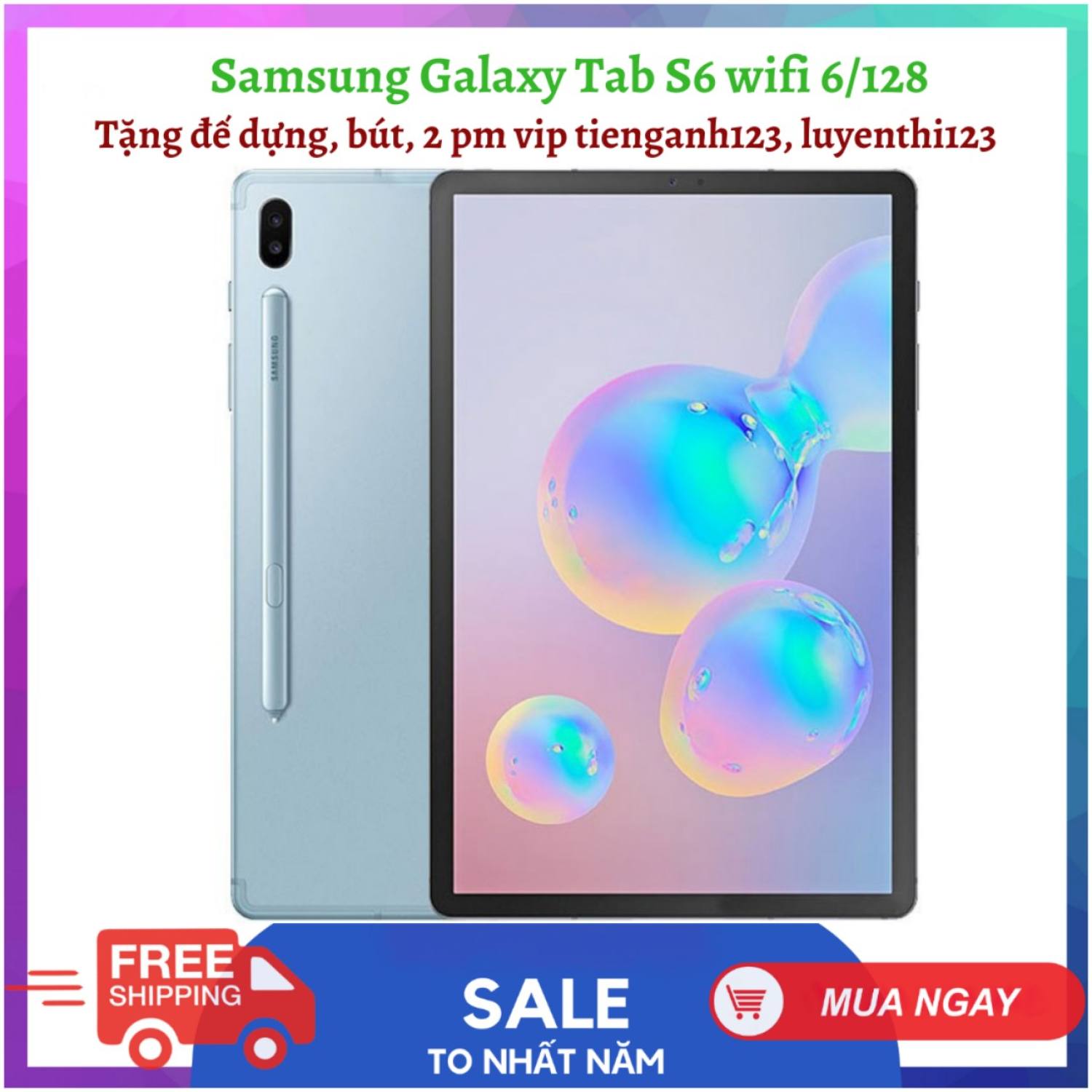 [Trả góp 0%]Máy tính bảng cao cấp Samsung Galaxy Tab S6 s5e chính hãng