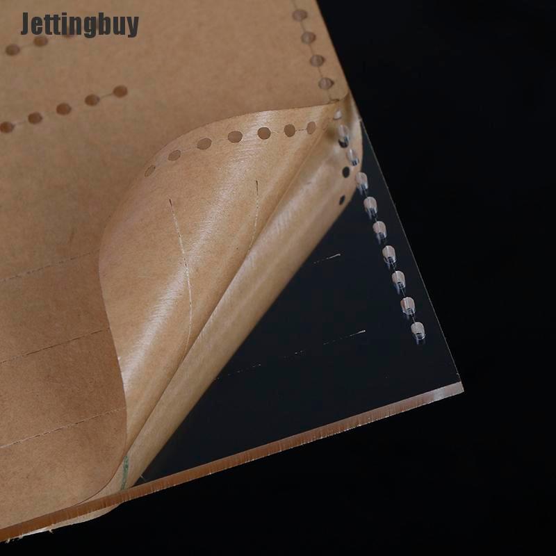 Jettingbuy 13Pcs Clear Acrylic Wallet Pattern Stencil Template Sets Leather Craft DIY Tool