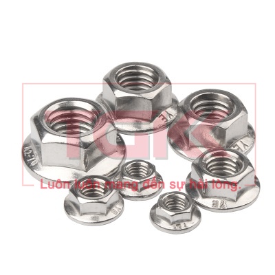 Đai ốc liền phẳng inox 304 (M3-M12)