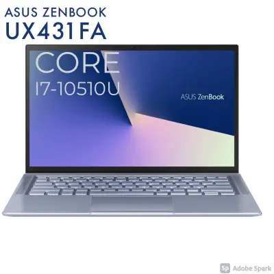 Laptop Asus Zenbook UX431 Core i7-8565UU, 16gb Ram, 512gb SSD, VGA rời MX150, 14