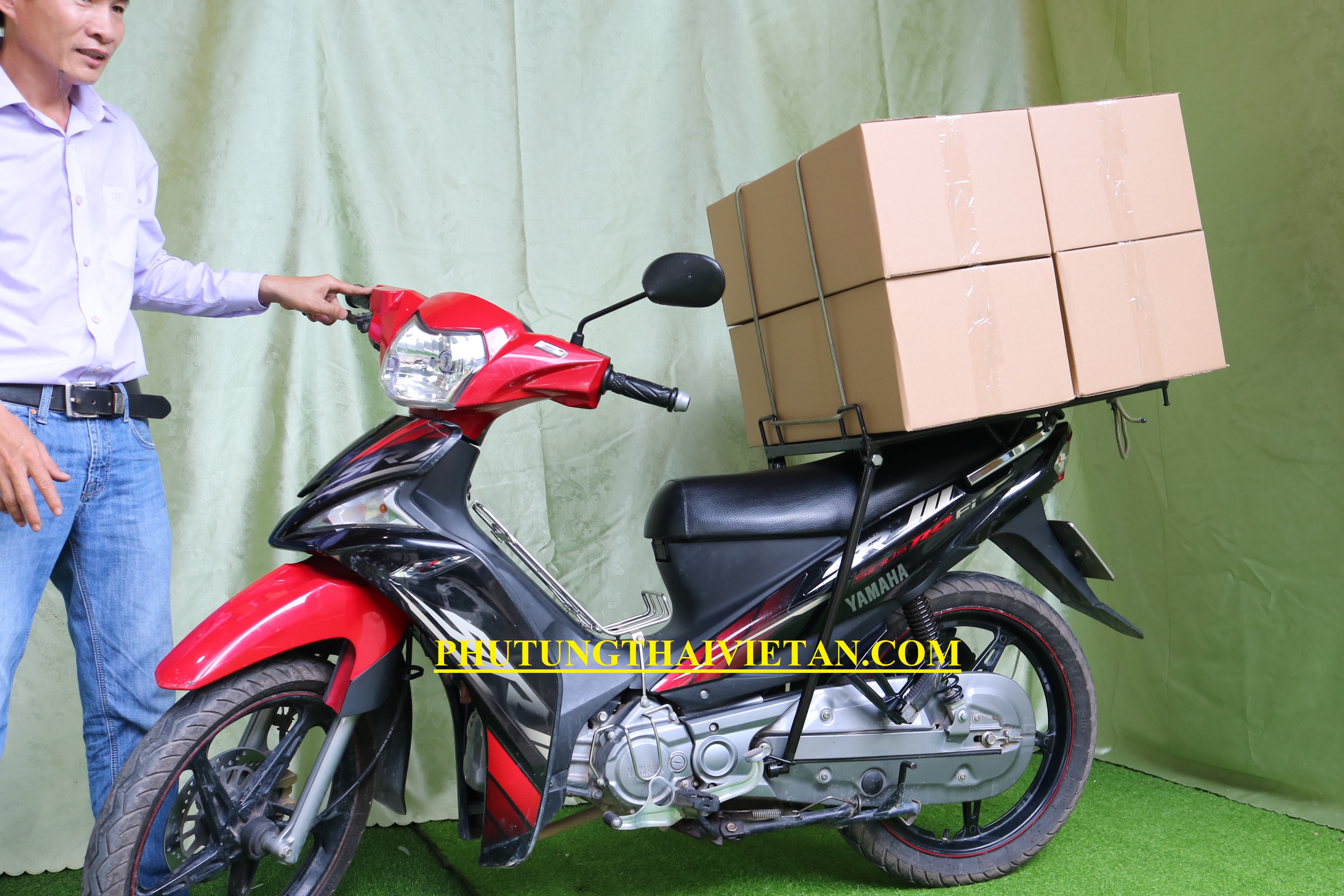 BA GA SIRIUS Fi 2013 ( đời xe có cảng inox trắng )