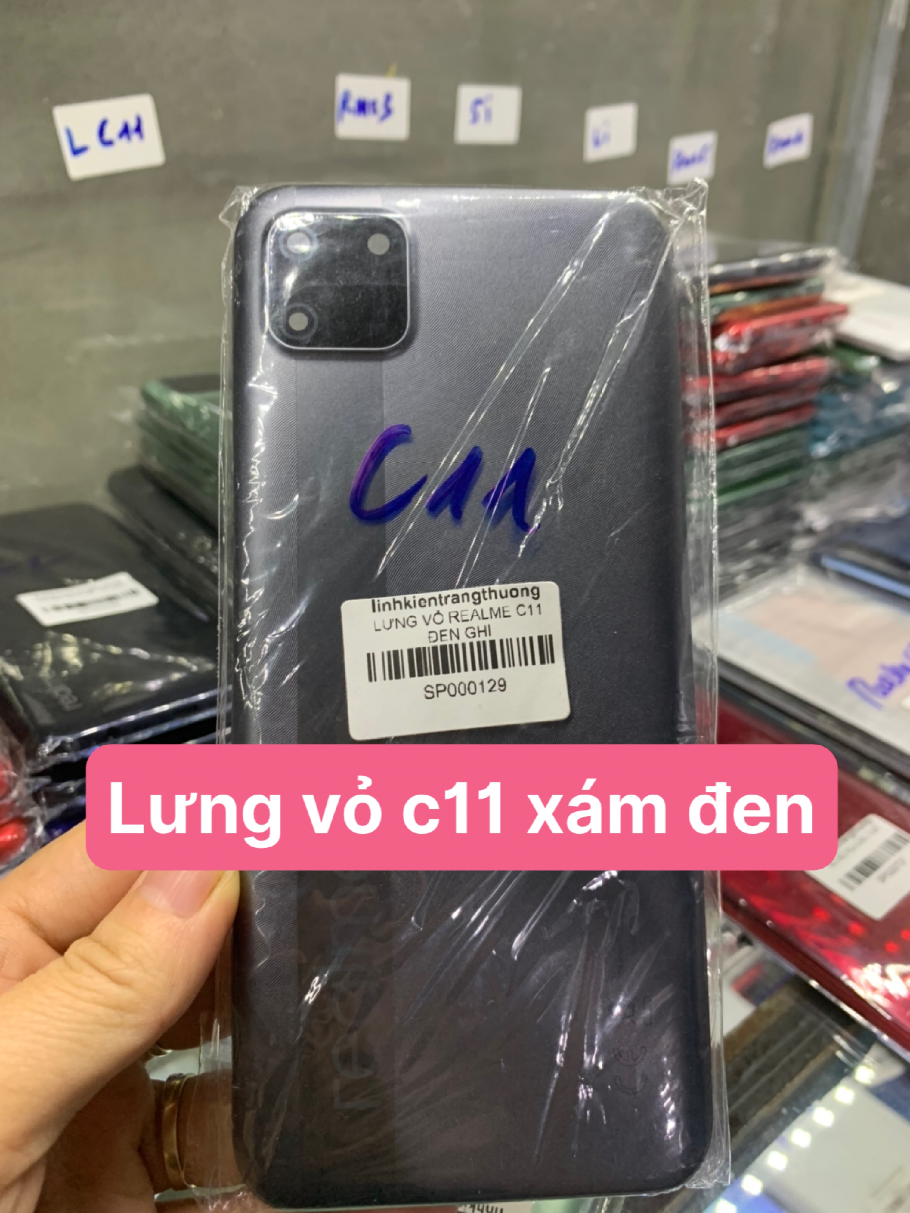 lưng vỏ điện thoại realme c11 - 2020 zin