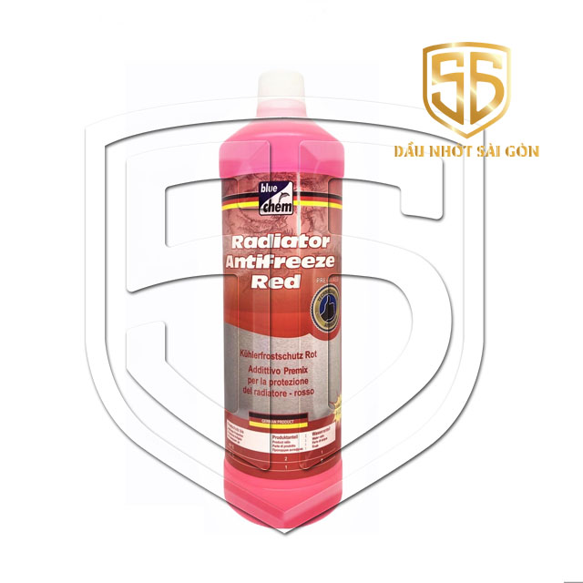 [HCM]Nước Mát Bluechem RADIATOR ANTIFREEZE RED 1 Lít - Made In Germany