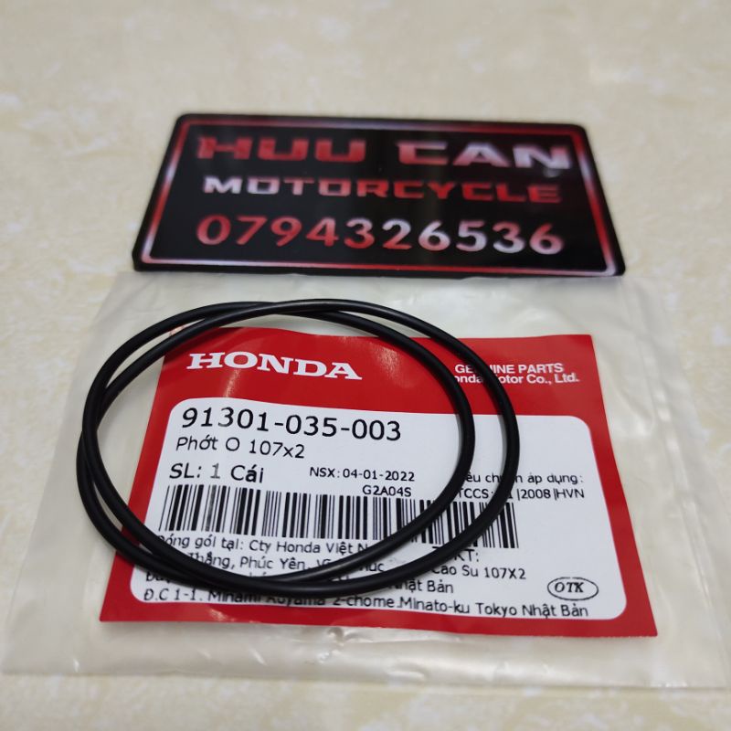 Phốt nắp mâm điện qua lăng honda dream/ wave/ future/ cub-70 cỡ 107x2