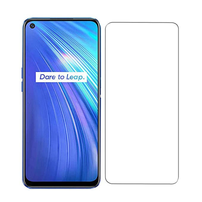 Kính cường lực trong suốt Realme 6 (Kèm miếng lau)