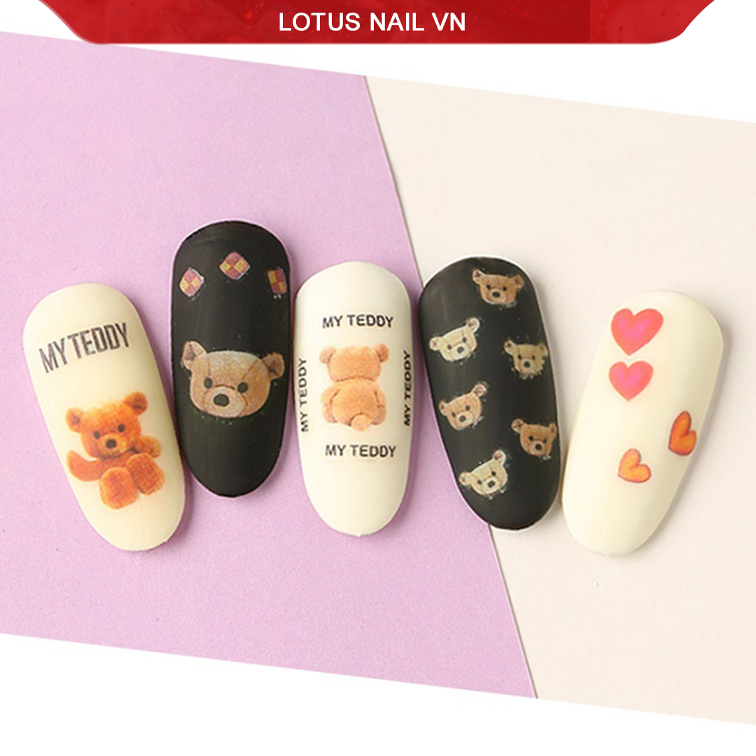 Sticker nail, hình dán móng 3D