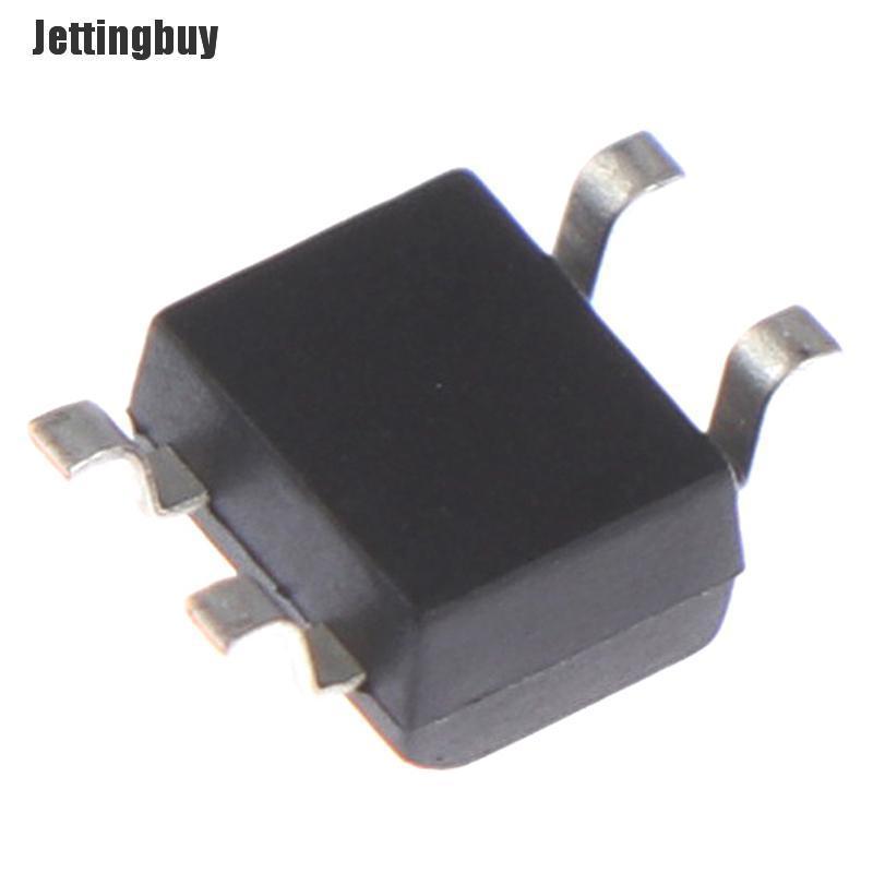 Jettingbuy 50pcs MB6S 600V 0.5A SOP-4 Rectifier Diode Bridge Patch Bridge Stack Ultra-thin