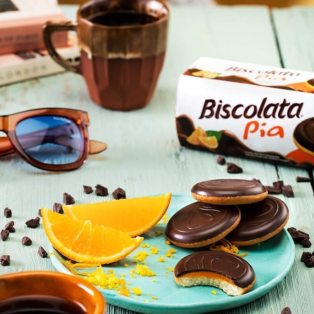 Bánh Socola nhân mứt cam Biscolata Pia 100g
