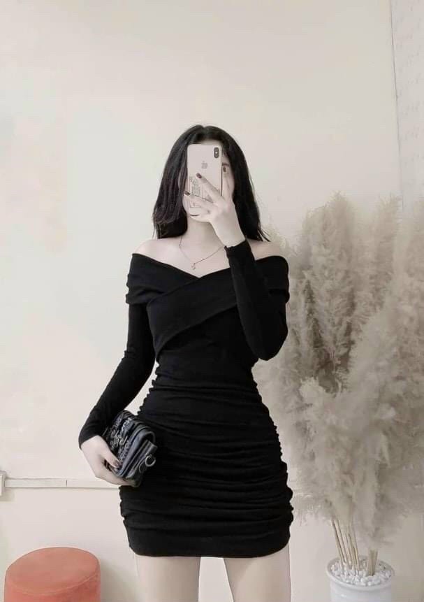 Đầm nữ, đầm body trễ vay tay dài