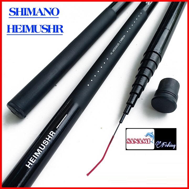 Cần Câu Tay Giá Rẻ SHIMANO HEIMUSHR , cần câu đài đủ size ( 6m3, 5m4, 4m5, 3m6, 2m7) dạng rút sợi cacbon - SANAMI FISHING STORE