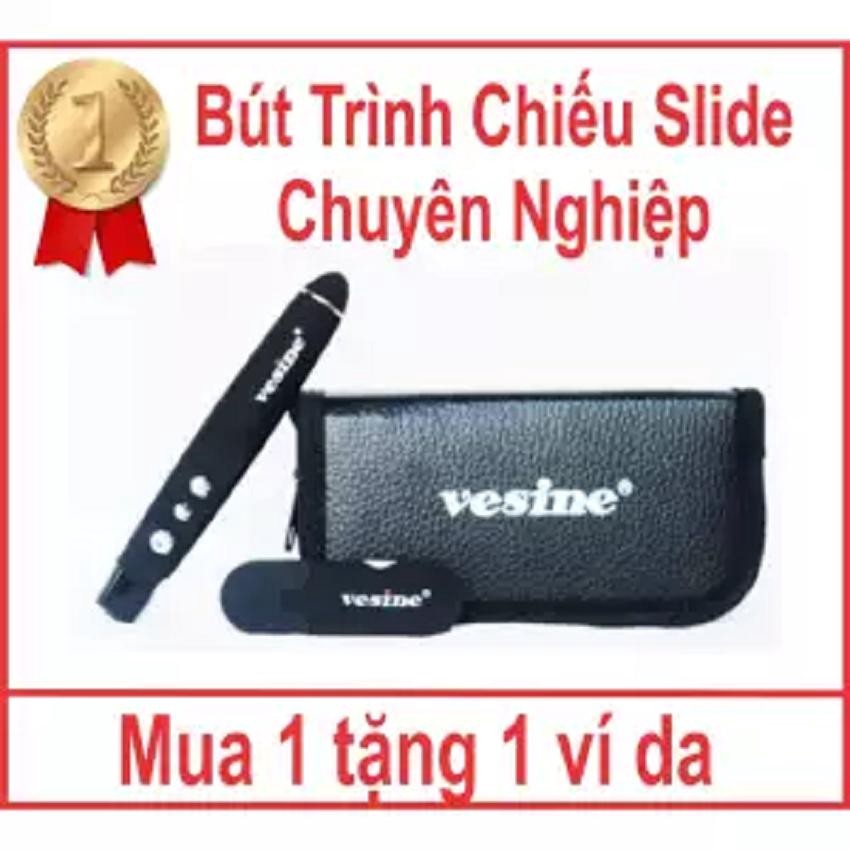 Bút laser point vp101 vesine hỗ trợ giảng dạy trình chiếu slide -tặng ví da -dc366