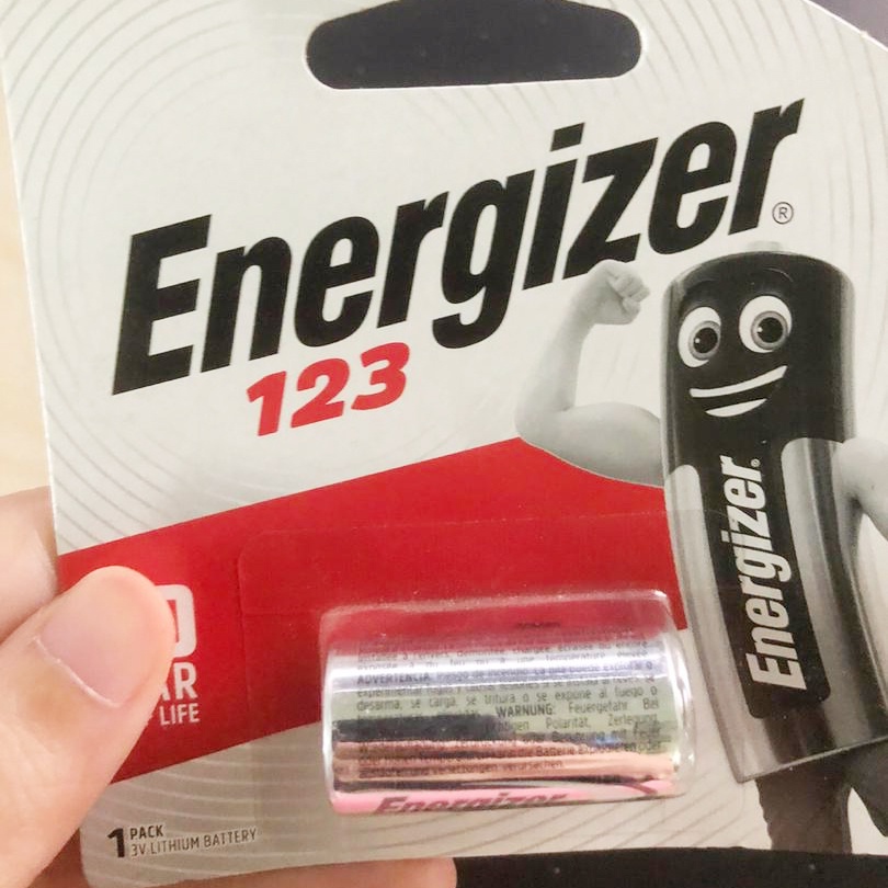 Combo 5 vỉ pin máy ảnh CR123A Energizer  Lithium 3V ( 1 vỉ 1 viên )
