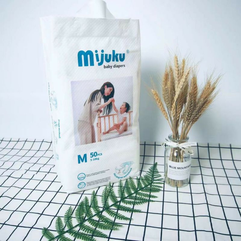Tã dán cao cấp mijuku s100 m100 l100 siêu mềm mỏng an toàn cho làn da em bé