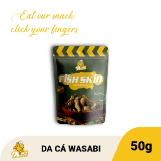Snack Da cá Basa lắc Wasabi AQUA PLUS 50g thumbnail