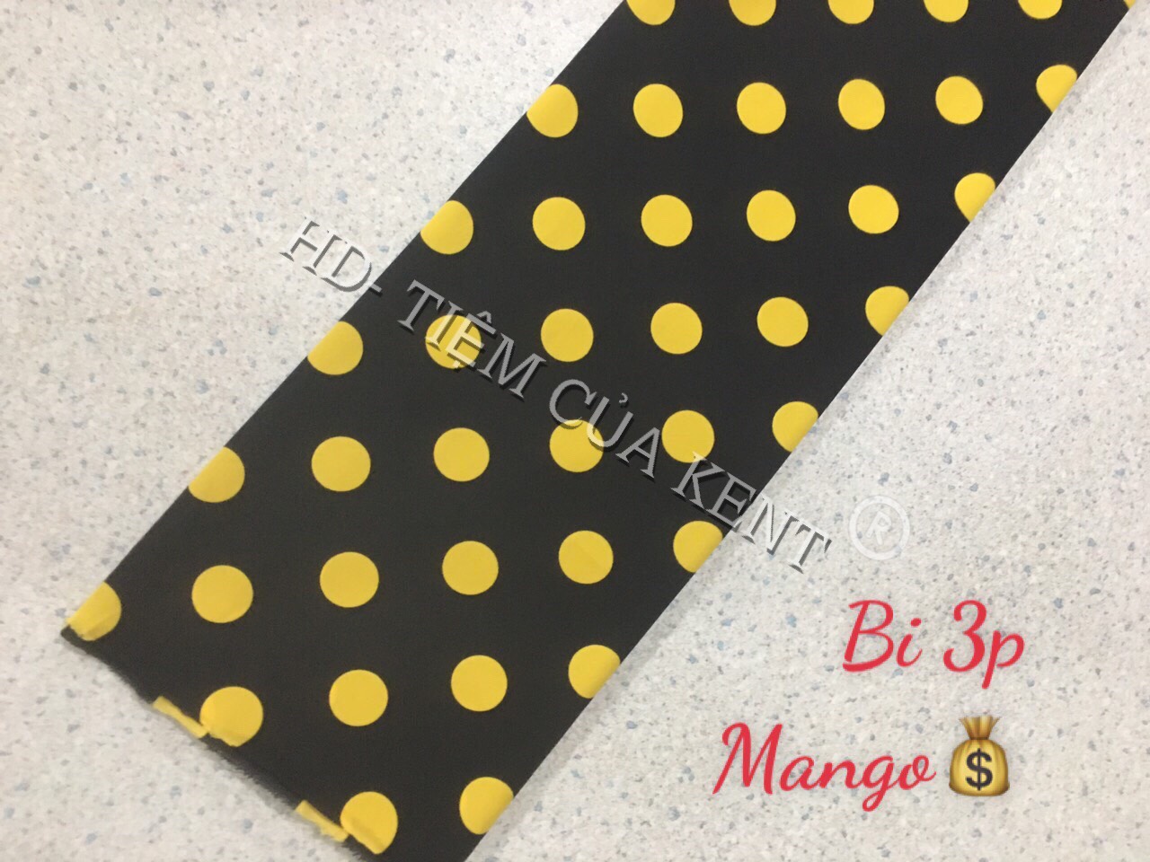 VẢI LỤA  MANGO MẪU CHẤM BI ĐA DẠNG 2508251142 (KHỔ 1m5)