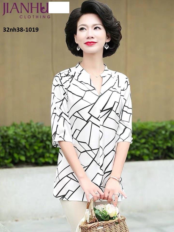 Nh38-1019-áo sơ mi quý cô thanh lịch s-6xl