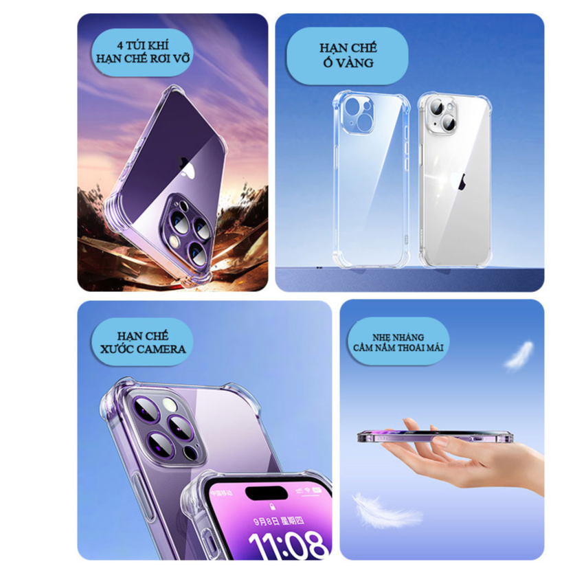 Ốp lưng Redmi Note 14 13 12 Pro 4G 5G Redmi 15 14c 13c 13 12 12c 10c Xiaomi 13 14 15 trong chống sốc