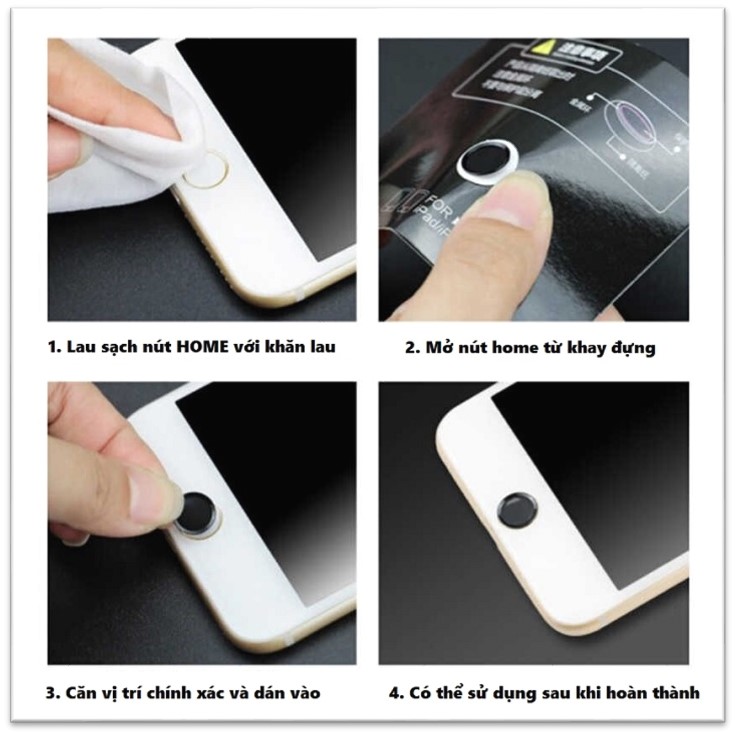 Miếng dán nút home cho các dòng iPhone có cảm ưng vân tay