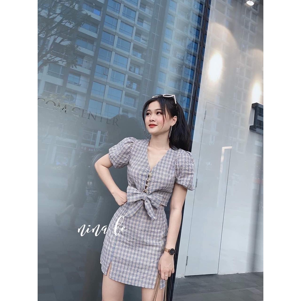Set caro cột nơ siêu xinh 🌵
