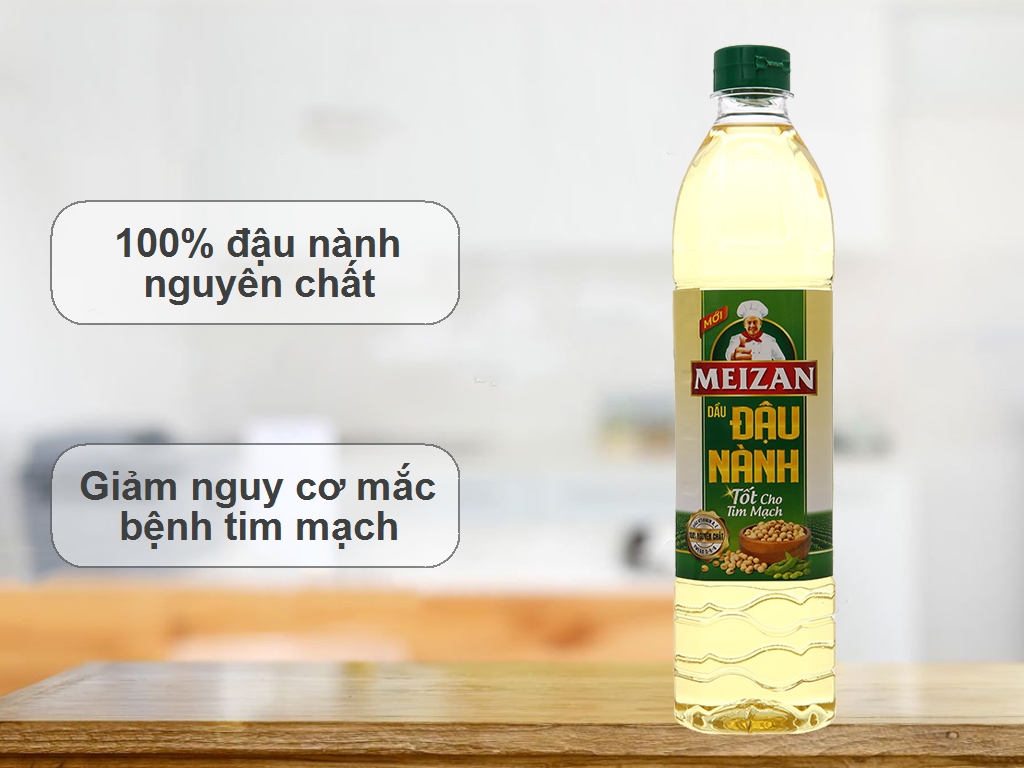 Dầu Ăn Đậu Nành Meizan 1L