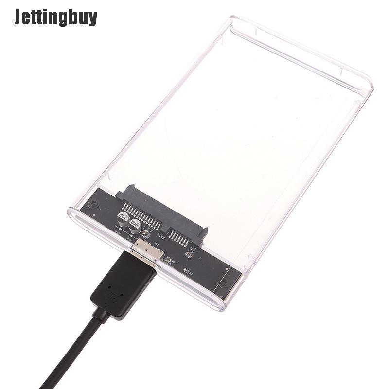 Jettingbuy 2.5'' USB 3.0 to SATA SSD HDD Hard Drive Disk External Case Enclosure