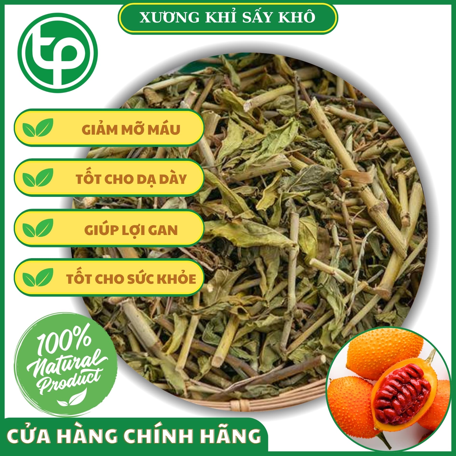 Cây bìm bịp ( xương khỉ ) khô Tấn Phát 500g