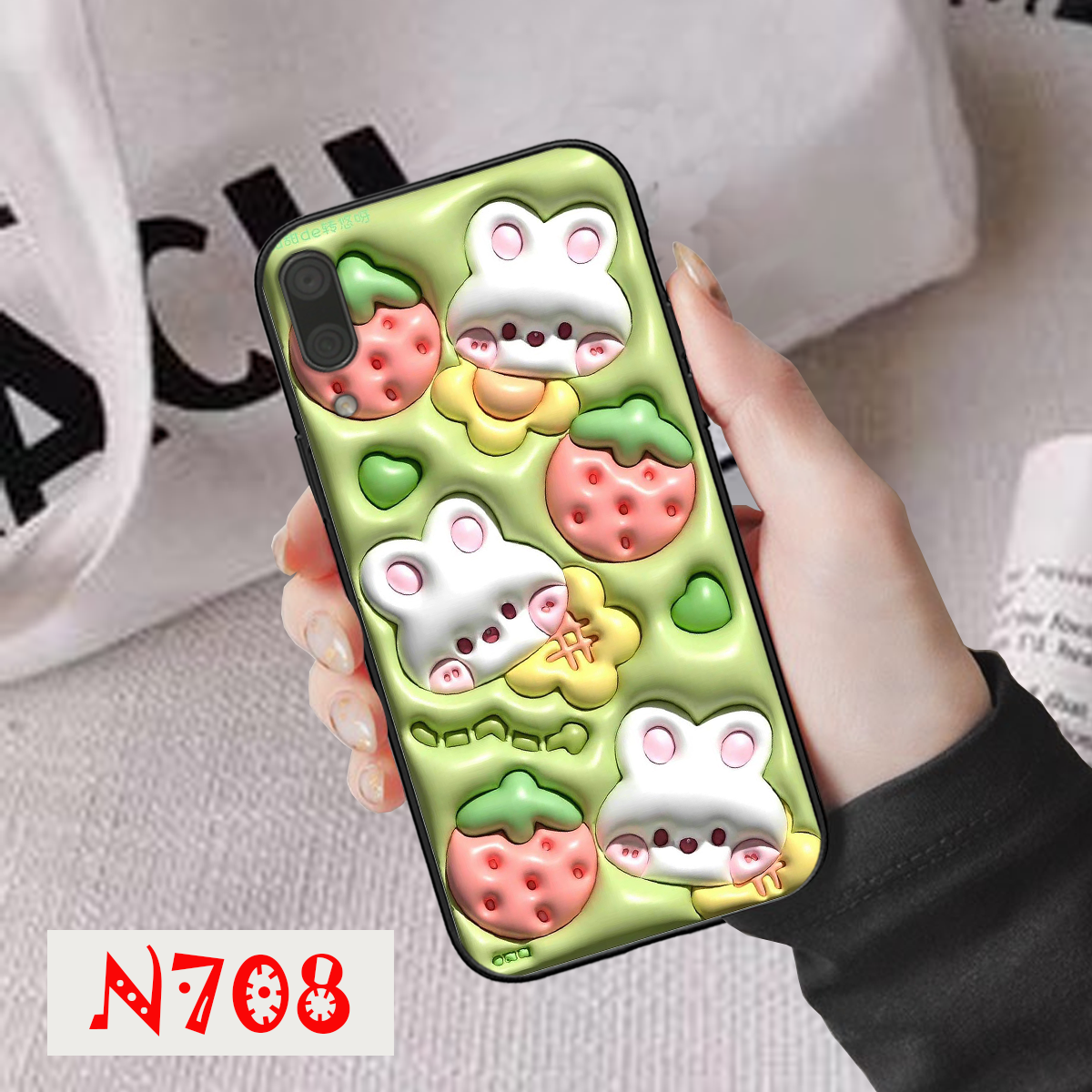 Ốp Huawei Y7 Pro 2019 in hình 3D sống động dễ thương hot trend