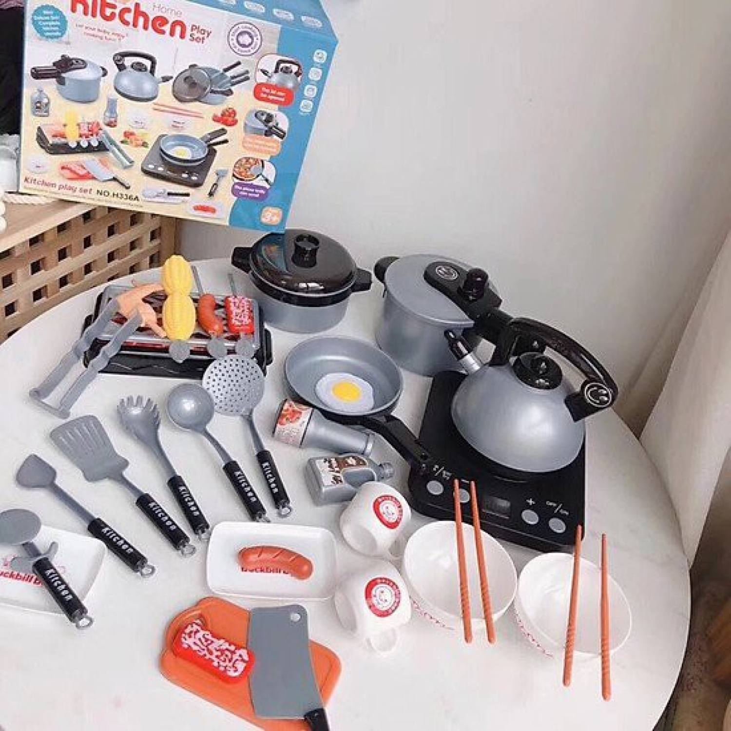 BỘ ĐỒ CHƠI NẤU ĂN 36 MÓN CHO BÉ YÊU