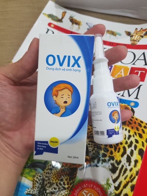 Dung dịch vệ sinh họng Ovix 20ml