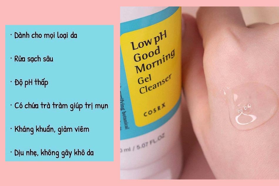 Sữa Rửa Mặt Dịu Nhẹ LOW pH COSRX 150ml