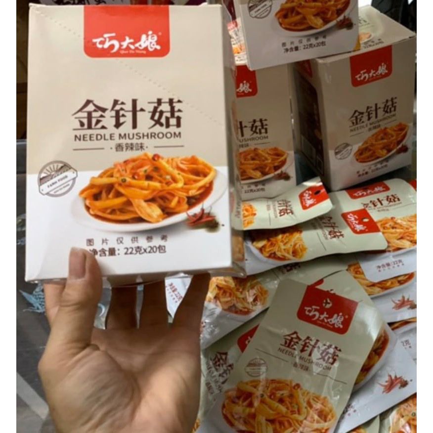 Nấm Kim Châm Sốt Cay Gói 22g