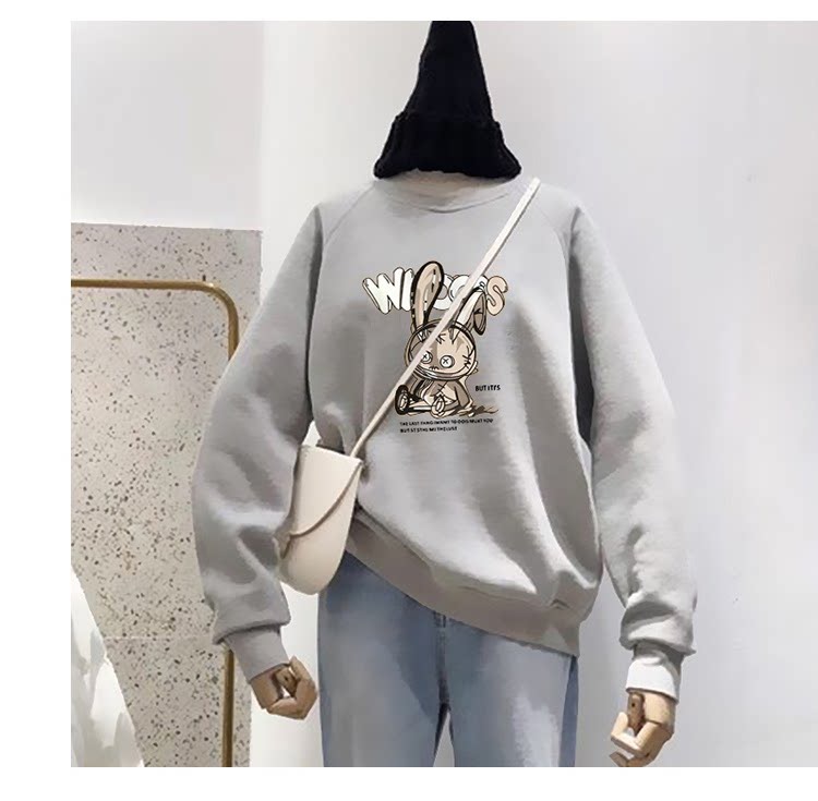 ÁO SWEATER IN HÌNH THỎ BÔNG