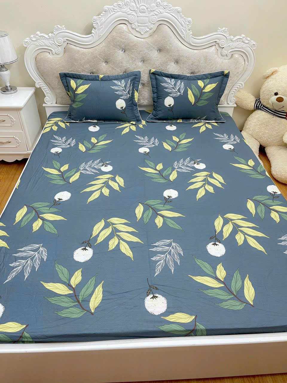 Bộ ga gối cotton Hàn Quốc
