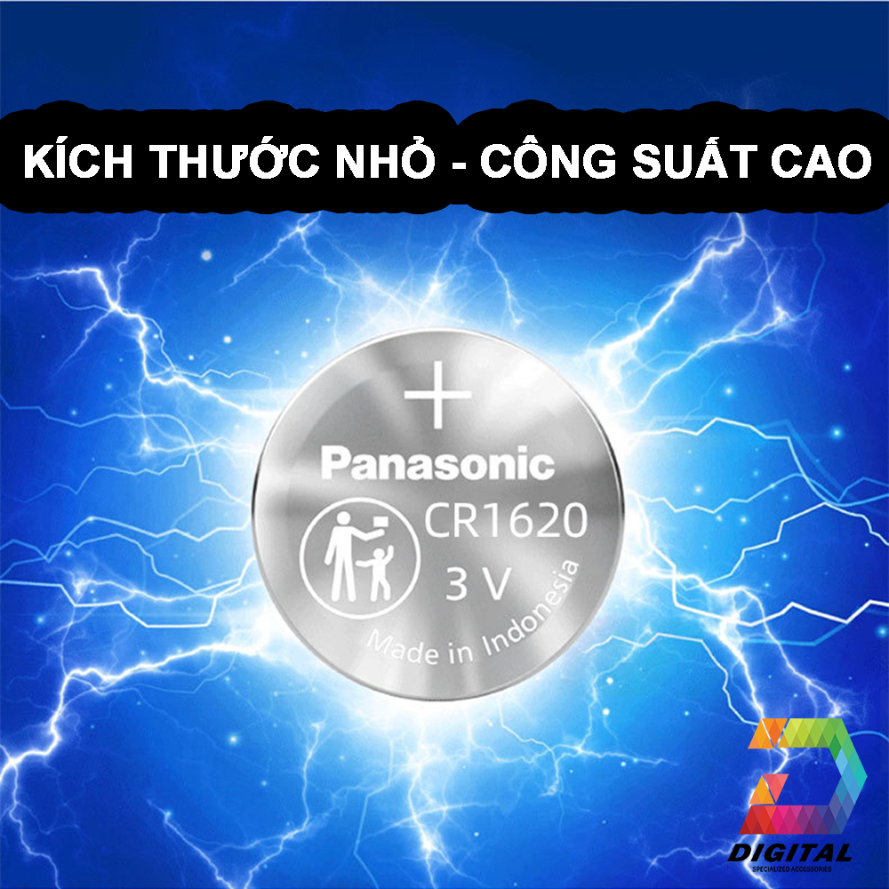 Pin Cmos Panasonic CR1620 Lithium 3V Chính Hãng