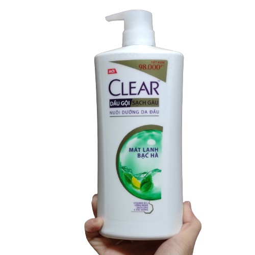 Dầu Gội CLEAR Bạc Hà 630g