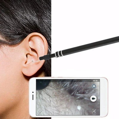 Zozo USB Ear Cleaning Endoscope HD Visual Ear Spoon Earpick With Mini Camera QC